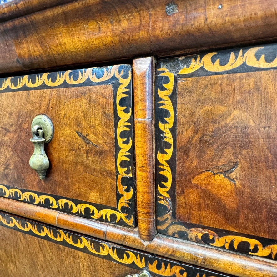George II Parquetry Chest of Drawers Circa 1730