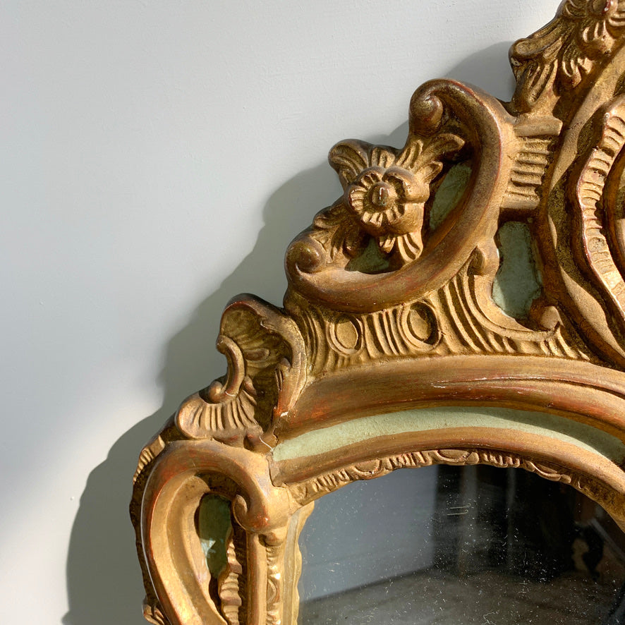 Late 19th Century Italian Carved Mirror