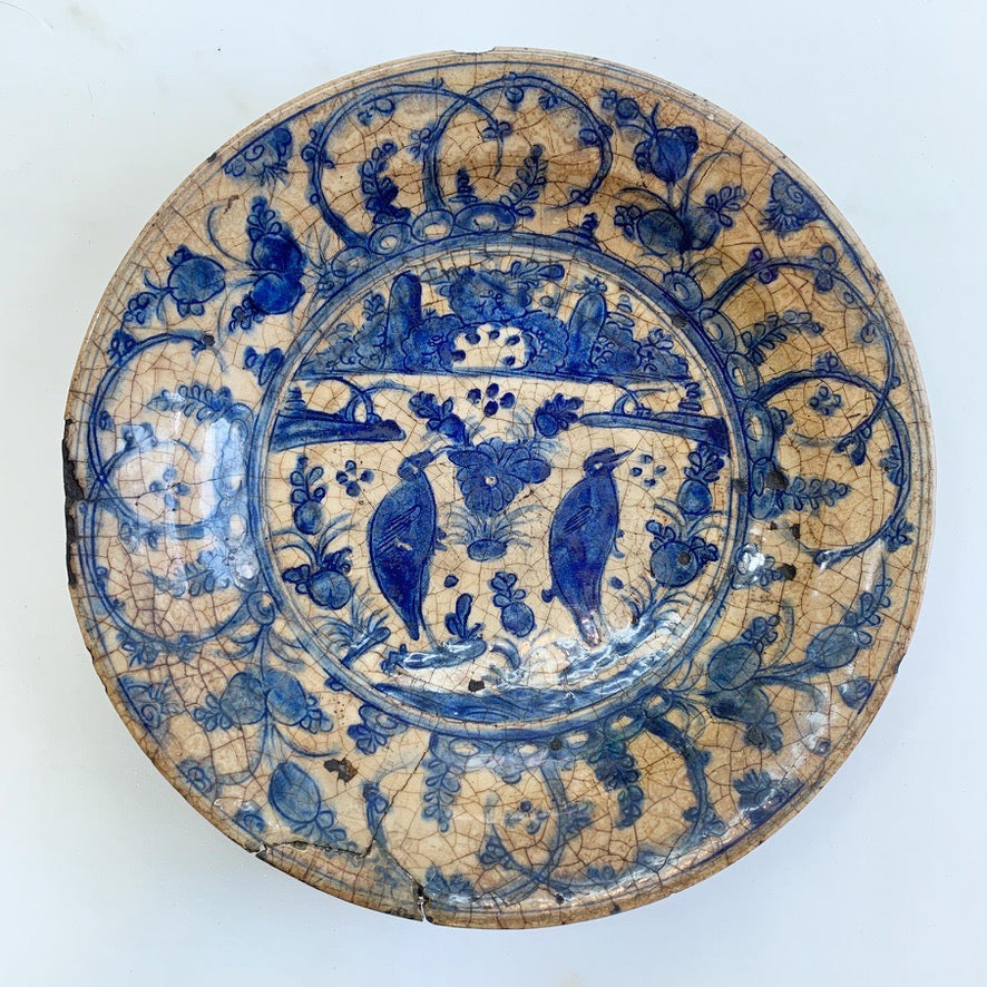 16th Century Safavid Pottery Dish