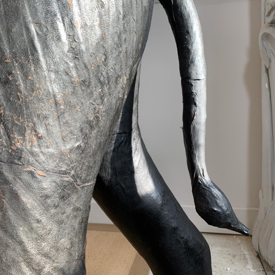 Huge 129 cm Tall Liberty of London Leather Elephant