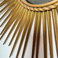Large Chaty Vallauris Vintage Sunburst Mirror 1950