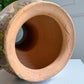 Algerian Darbuka Drum Polychrome and Gold Decorated Terracotta 19th Century