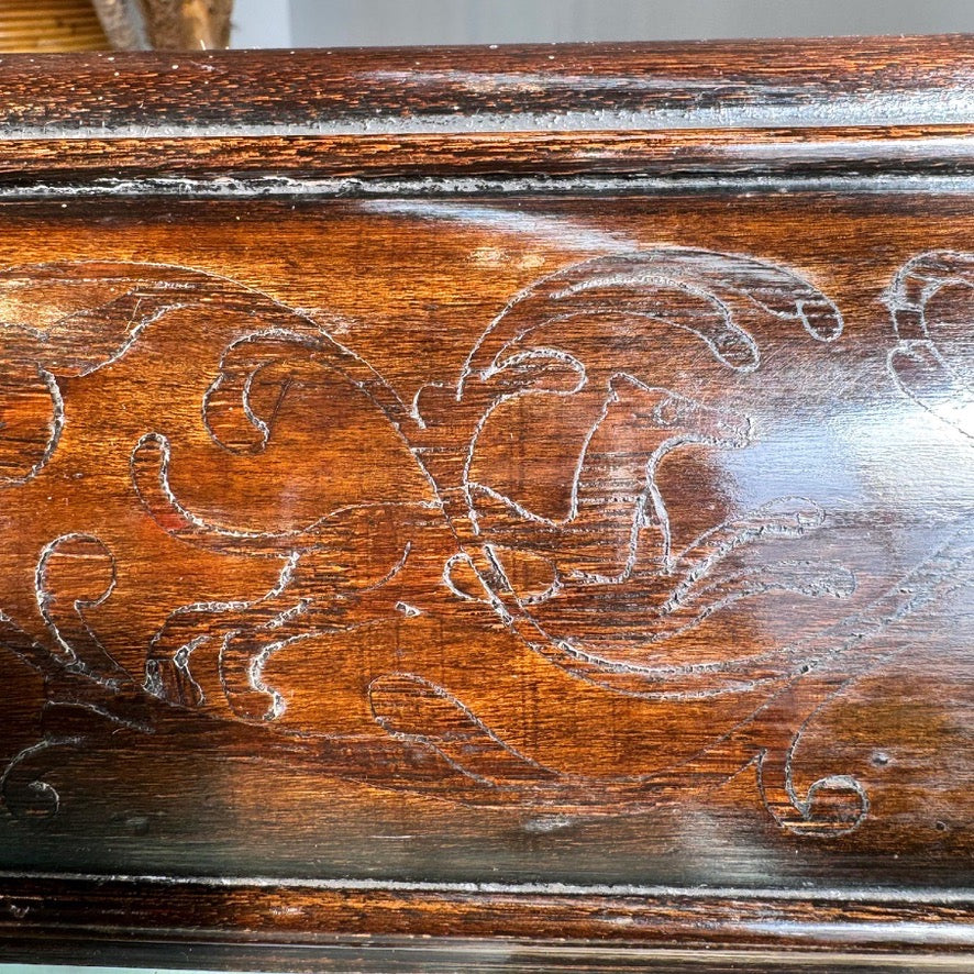 Antique Marquetry Mirror in the William and Mary style 18th Century