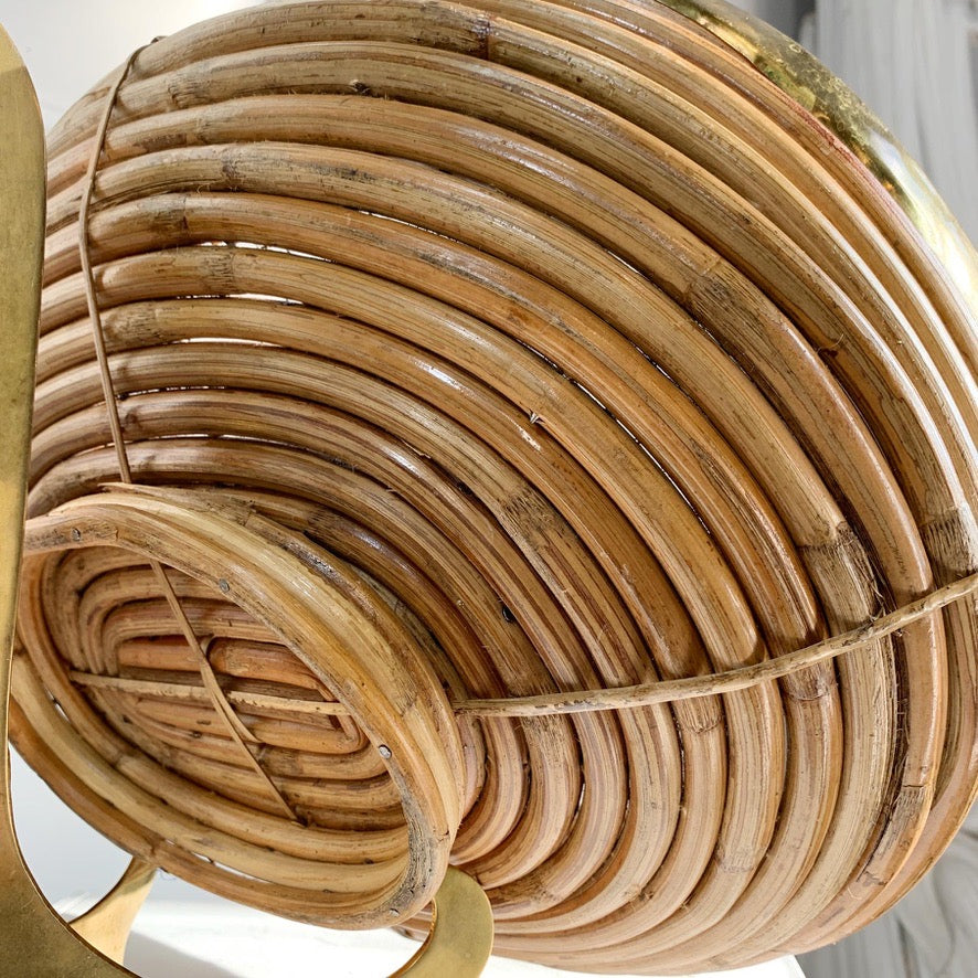 Gabriella Crespi Style Pencil Reed Banded Bowl