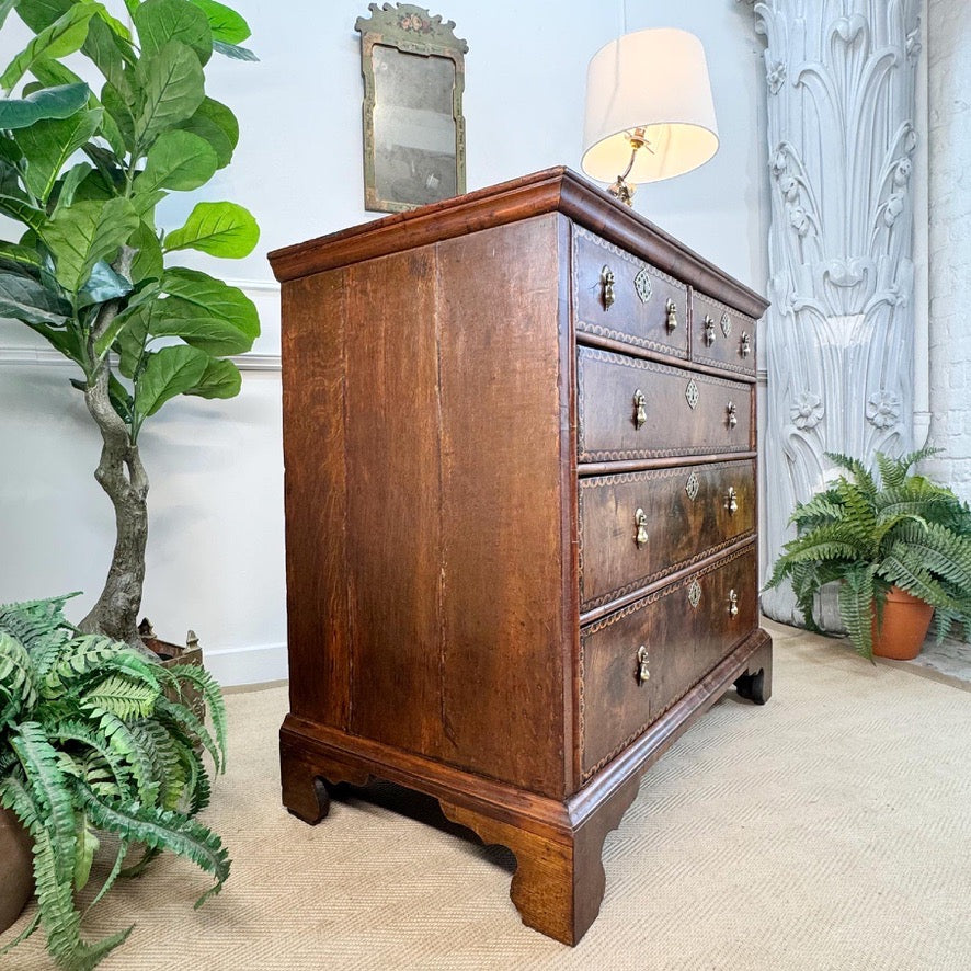 George II Parquetry Chest of Drawers Circa 1730