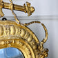 Antique Renaissance Revival Giltwood Overmantle Mirror 19th Century