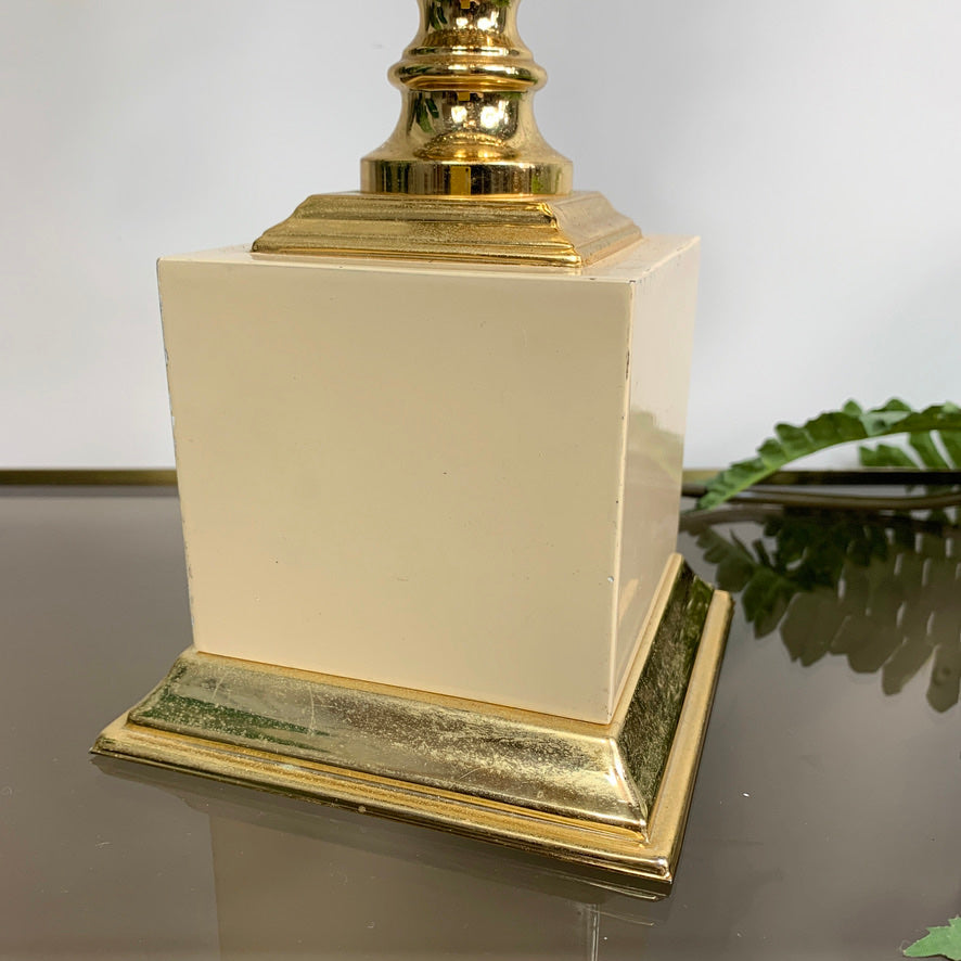 Lanciotto Gold Galeotti Table Lamp Italy 1970's for l'originale