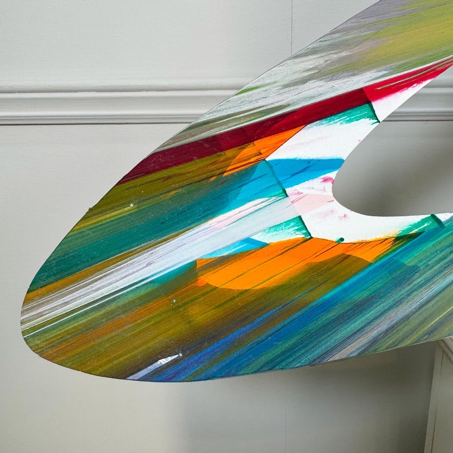 Damien Hirst Saturn Spin Painting Signed to rear and with the Hirst Blind Stamp