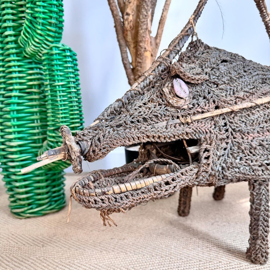 Woven Dream Spirit Wild Pig, Papua New Guinea