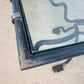 Wrought Iron Animalistic Glass Top Coffee Table