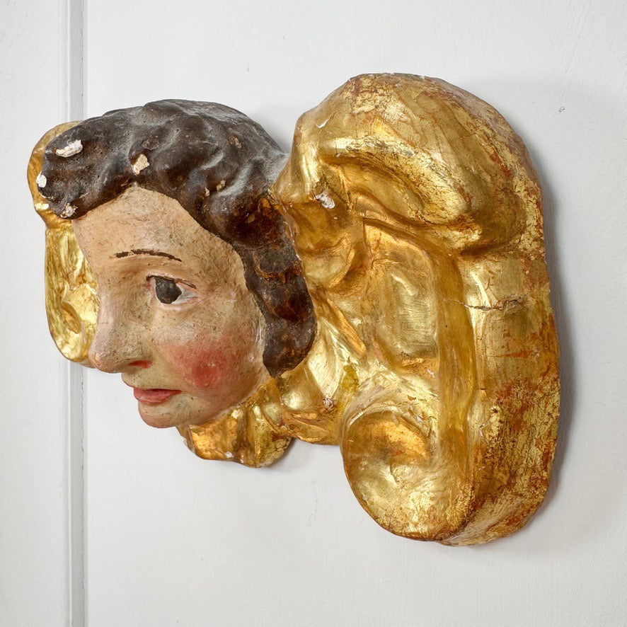 18th Century Giltwood Putti / Cherub