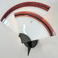Large Vetri Murano Glass Uchiwa Wall Light