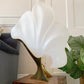 Rare Maison Rougier White Figural Shell Lamp 1970's