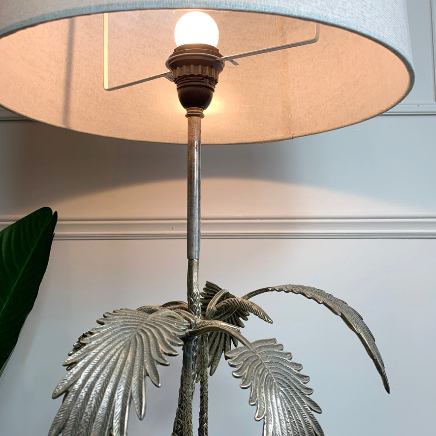 Valenti Stag Silver Table Lamp 1970's