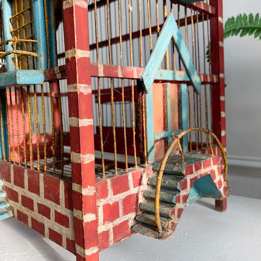 19th Century German Folk Art Bird Cage