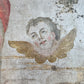 17th Century Wall Hanging oil on canvas of St Leonard of Noblac
