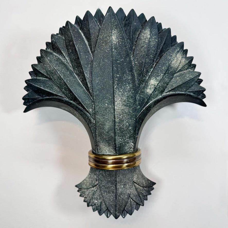 Mid-Century Mariner SA of Spain Leaf Uplighter