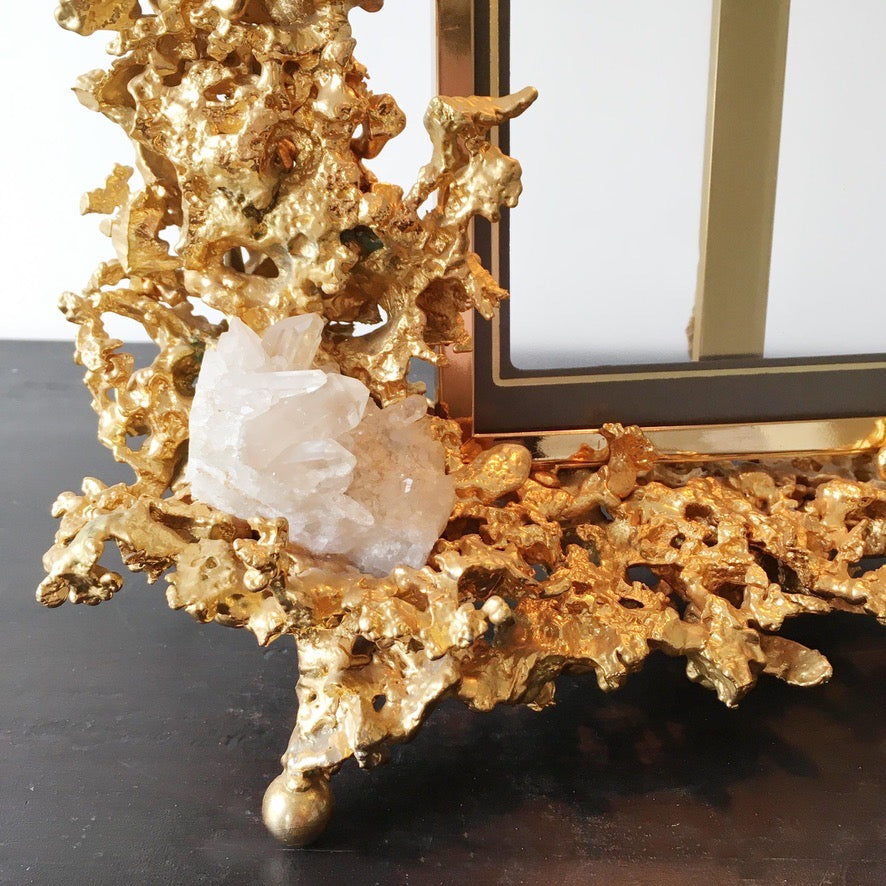 Claude Victor Boeltz 'Exploded' 24K Gold Plated Photograph Frame