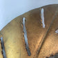 Maison Jansen Gold Monstera single leaf wall lights, 1970s