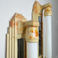 Art Deco Skyscraper Bakelite Mirrored Wall Lights