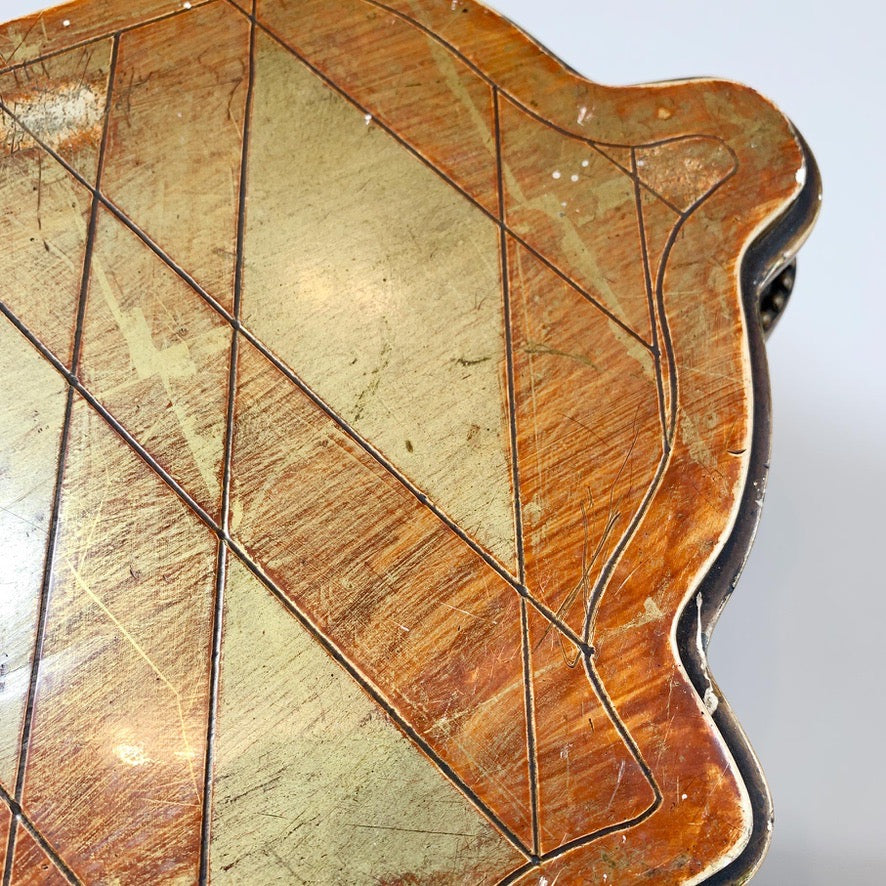 A Pair of 19th Century Carved Wood Gold Gesso Display Stands