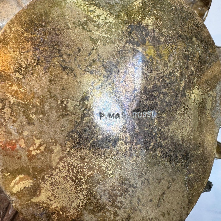 Sunflower Wall Light in brass signed by P Mas Rossi 1970's