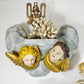 Plaster Putto Wall Shelves Circa 1920