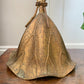 1950's Gold Lotus Flower American Table Lamp by the Marbro Company