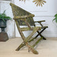Mossy Folding Wooden Garden Bench