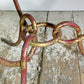 Wrought Iron Gilt Coffee Table by Rene Drouet 1940's