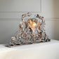 19th Century Wrought and Cast Iron Gothic Overdoor Light
