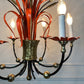 Maison Bagues Att Red Bulrush Chandelier