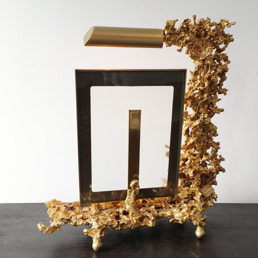 Claude Victor Boeltz 'Exploded' 24K Gold Plated Photograph Frame