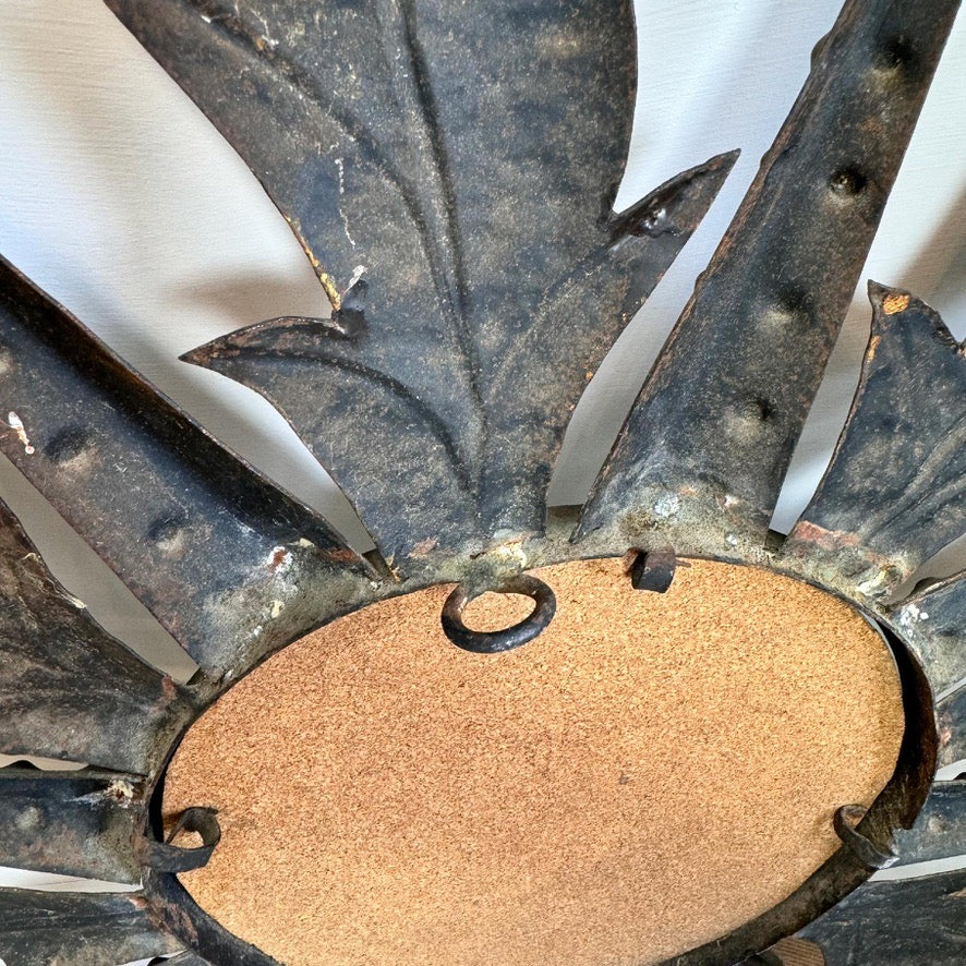 Vintage Spanish Sunburst Mirror 1950's