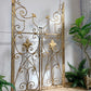 Pair of Wrought Iron Gilt Spanish Altar Gates