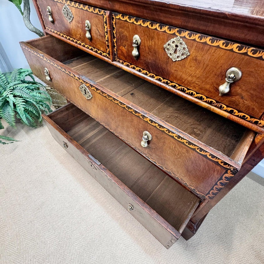 George II Parquetry Chest of Drawers Circa 1730