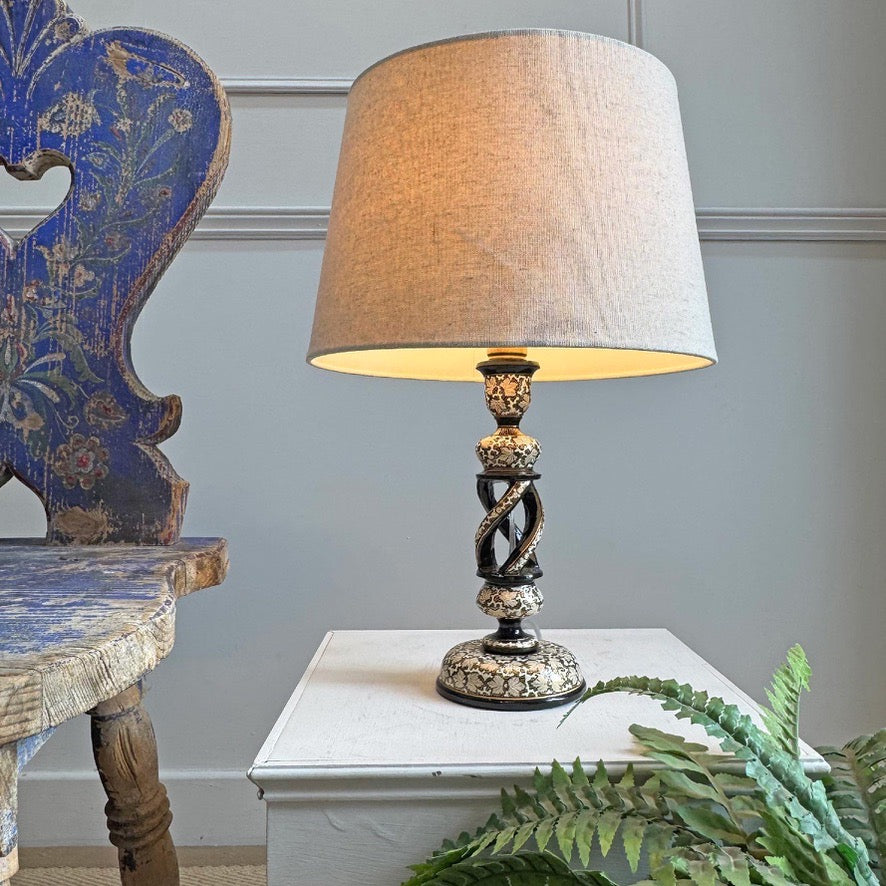 20th Century Kashmiri Table Lamp
