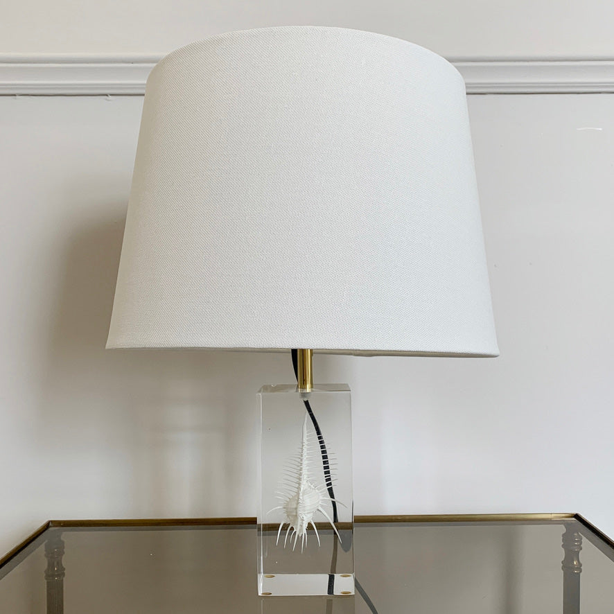 Pierre Giraudon Resin Suspension Shell Desk Lamp