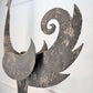 Antique Folk Art Iron Vane Hen and Chicks France 19th Century