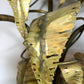 Pair of Signed P. Mas Rossi Naturalistic Gold Leaf Wall Lights