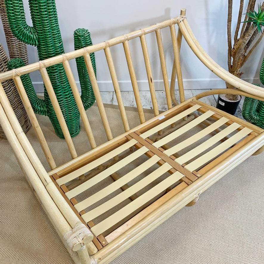 Angraves of Leicester Rattan Settee 1950's