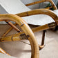 Pair of Vintage Folding Bamboo Deck Chairs 1960's Italian