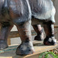 Very Large Liberty of London Leather Rhino Footstool