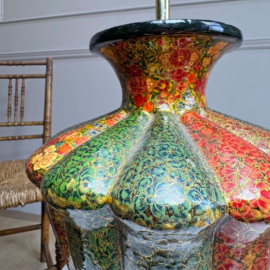 20th Century Kashmiri Table Lamp
