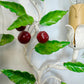 Italian Lemon and Cherries Tole Wall Lights Set of 3