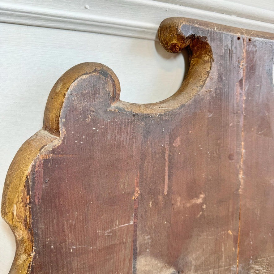 Queen Anne Style Floral Mirror 18th Century