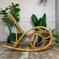 Rocking Chair in Bamboo and Rattan Attributed to Franco Albini 1950's
