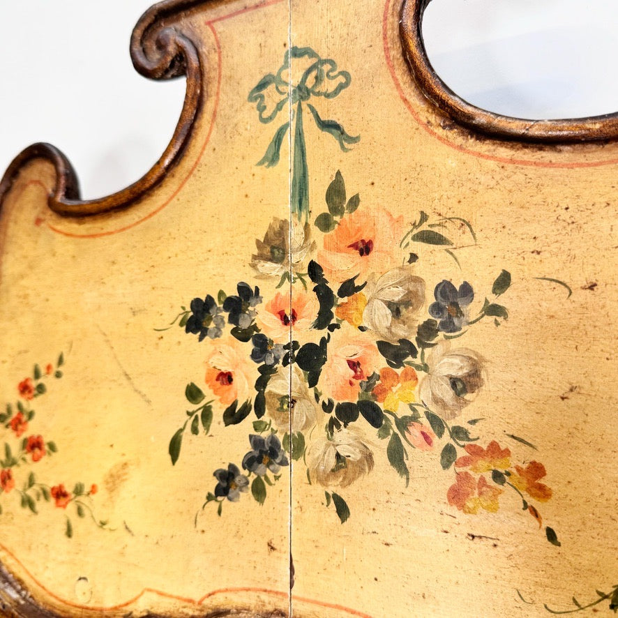 Queen Anne Style Floral Mirror 18th Century