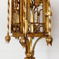 Italian Hand Forged Gilt Lantern 1950's