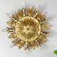 Banci Firenze 1950's Gold Flush Light